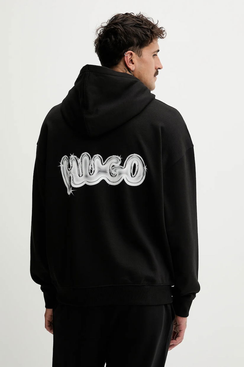 HUGO Blue hanorac de bumbac Nyrohood