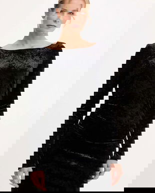 Patrizia Pepe rochie de catifea