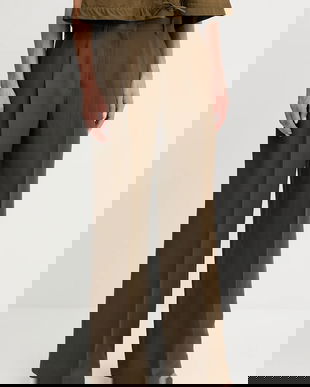 Pinko pantaloni din amestec de in