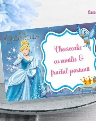 Cartonașe candy bar Cenușăreasa