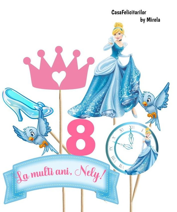Set toppere tort Cenușăreasa