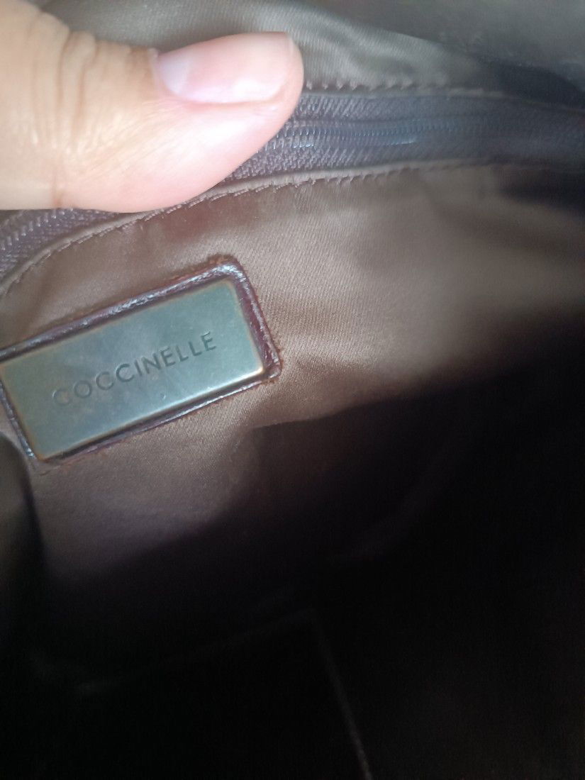 Geanta Coccinelle din piele naturala