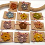 11 martisoare crosetate flori din lana la pret redus (Lot 15b )