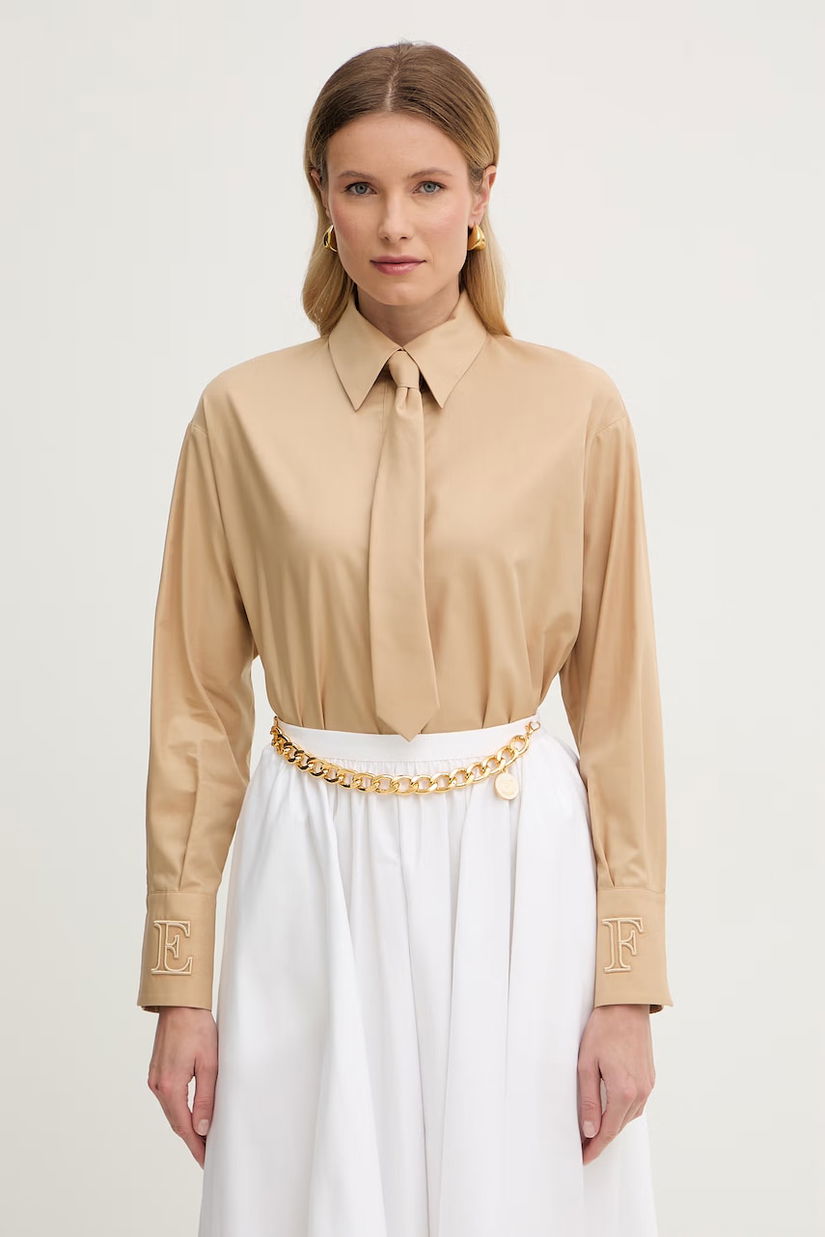 Elisabetta Franchi cămașă din bumbac