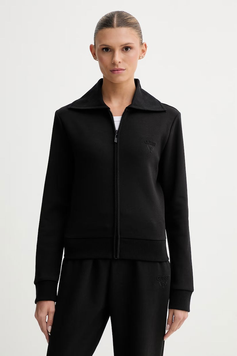 Guess hanorac cu fermoar de femei din bumbac HABI