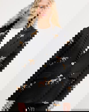 Lola Casademunt Sacou cu un singur rând de nasturi feminin