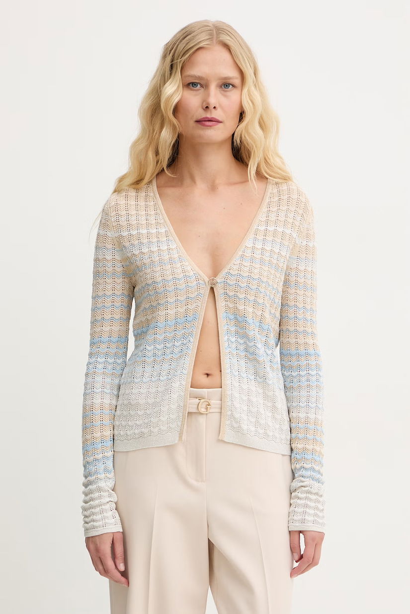 Guess cardigan de damă cu vâscoză ROSALYN
