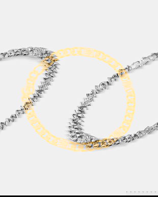 Guess brățară bărbătească din oțel inoxidabil 4G FRONTIERS