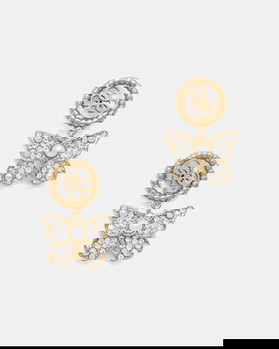 Guess cercei pentru femei din oțel inoxidabil BORBOLETA