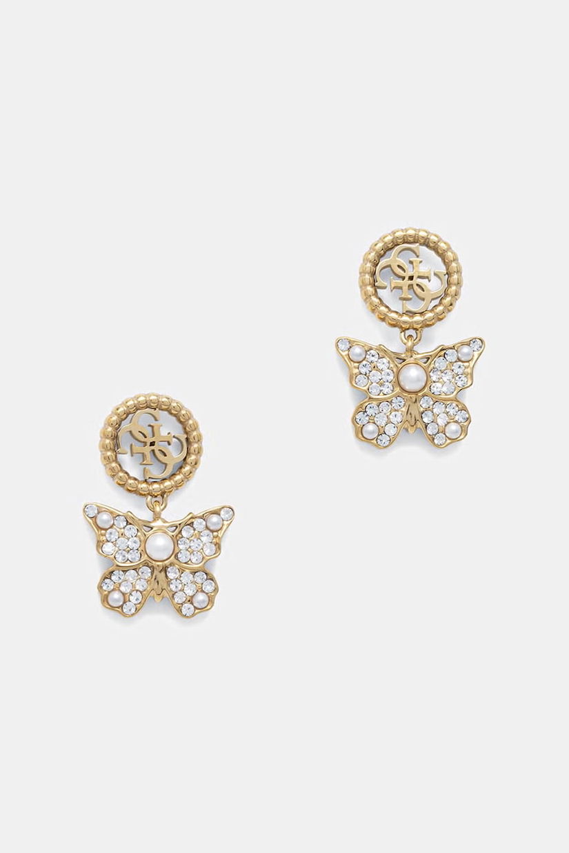 Guess cercei pentru femei din oțel inoxidabil BORBOLETA