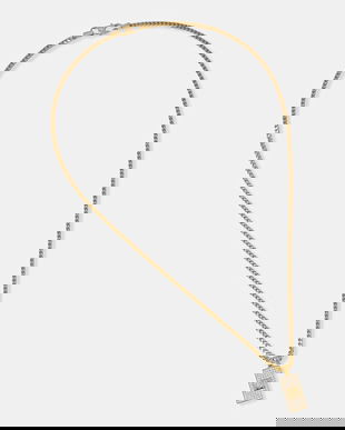 Guess colier cu pandantiv pentru bărbați din oțel inoxidabil 4G FRONTIERS