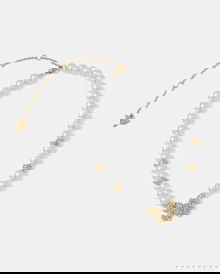 Guess colier de damă din oțel inoxidabil BORBOLETA