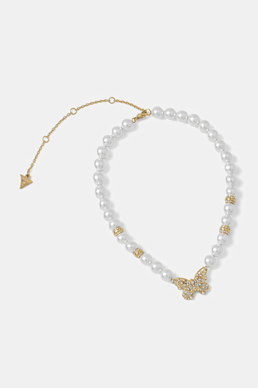 Guess colier de damă din oțel inoxidabil BORBOLETA