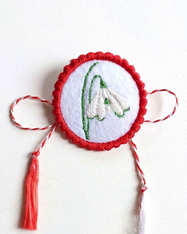 Martisor Ghiocel pe Fetru