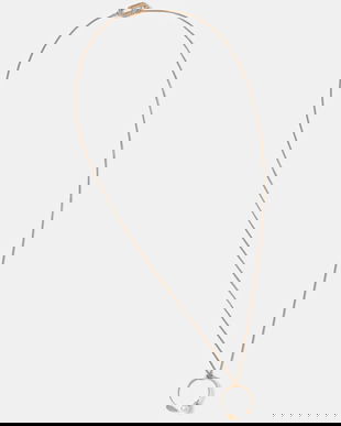 AllSaints colier cu pandantiv pentru bărbați din metal