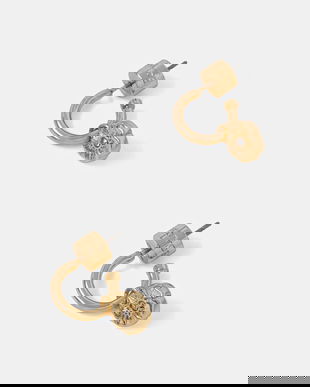 Coach cercei de damă din metal