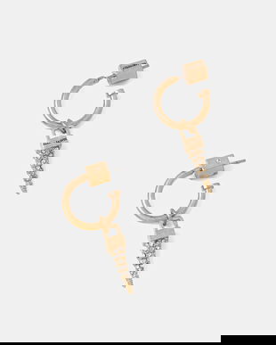 AllSaints cercei de damă metalici