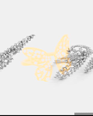 Guess piercing de damă din oțel inoxidabil BORBOLETA