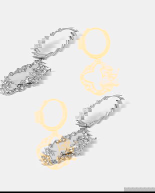 Guess cercei femei din oțel inoxidabil WILD FLOWER