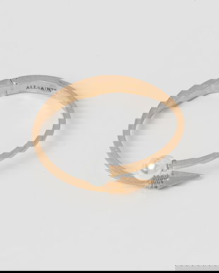 AllSaints Brățară femei metalică