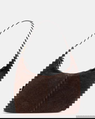 Answear.LAB geanta de mana din piele intoarsa