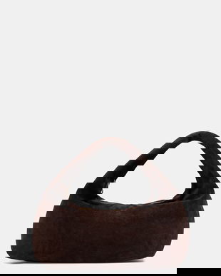 Answear.LAB geanta de mana din piele intoarsa