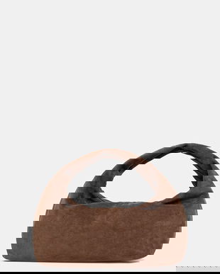 Answear.LAB geanta de mana din piele intoarsa