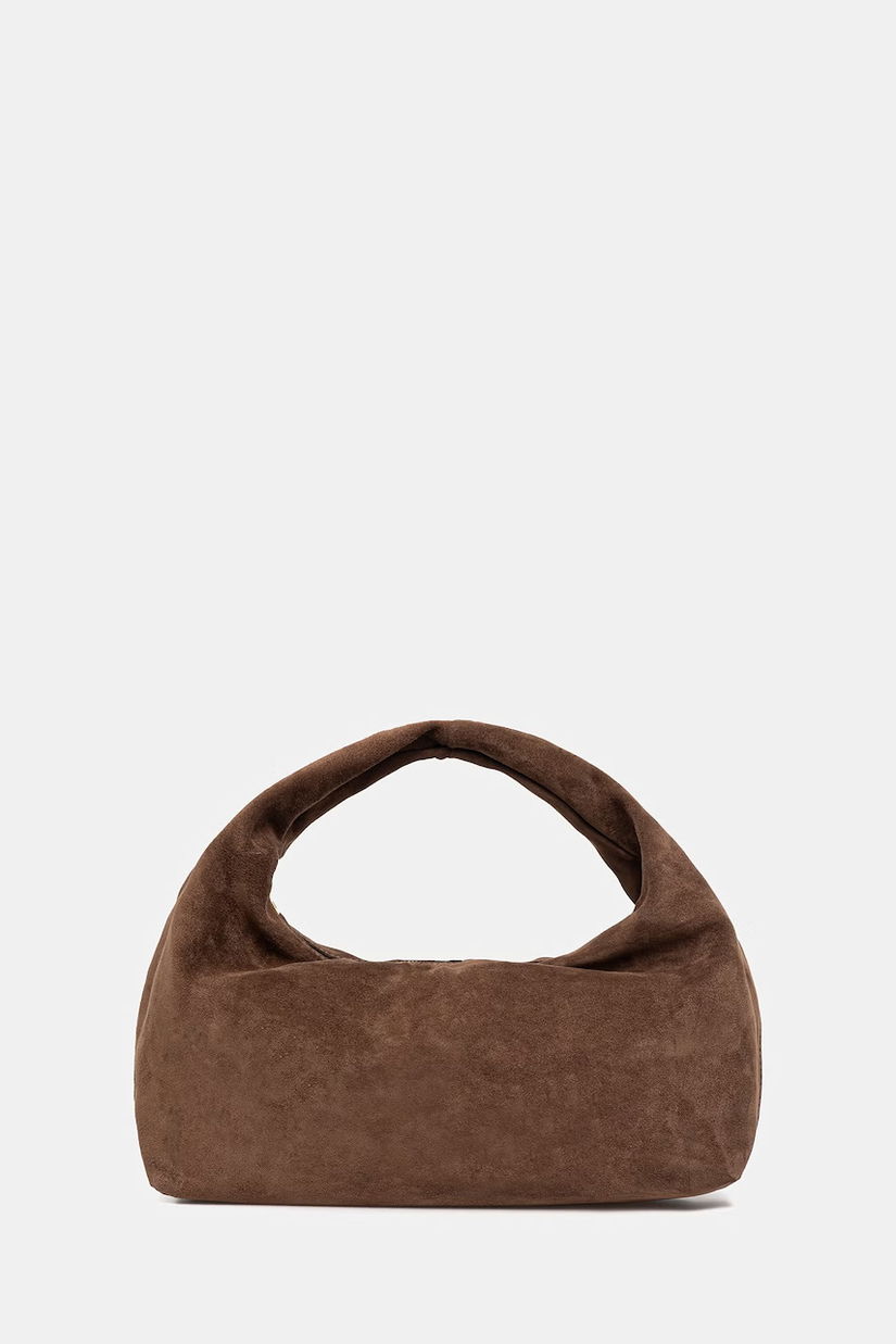 Answear.LAB geanta de mana din piele intoarsa