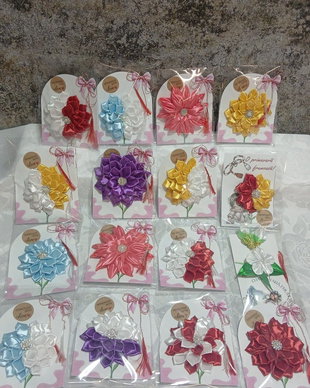Martisoare handmade  din satin