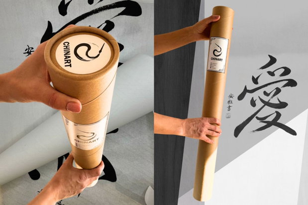 Numele Tau ca Opera de Arta Caligrafie Chinezeasca pe Hartie de Orez, Cadou Personalizat, 69 x 138 cm