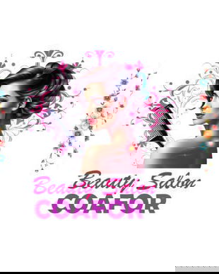 Banner personalizat Coafor Beauty Salon 80x110 cm