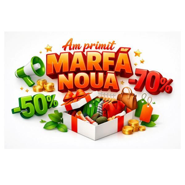 Banner Personalizat Magazin Second Hand 80&times;110 cm