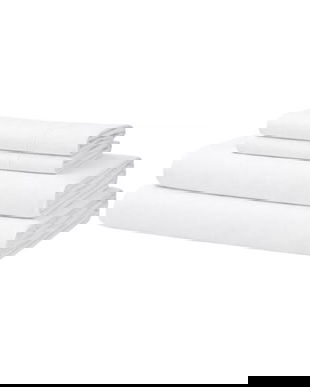 Lenjerie pat King-Size, Bumbac 100% tesatura Ranforce, alba