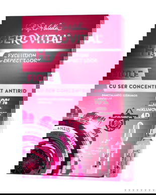 Fiole cu Ser Concentrat Antirid si Acid Hialuronic - Gerovital H3 Evolution Perfect Look, 10 x 2 ml