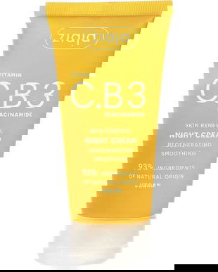 Crema de fata de noapte cu vitamina C, B3 si niacinamida Ziaja 50 ml