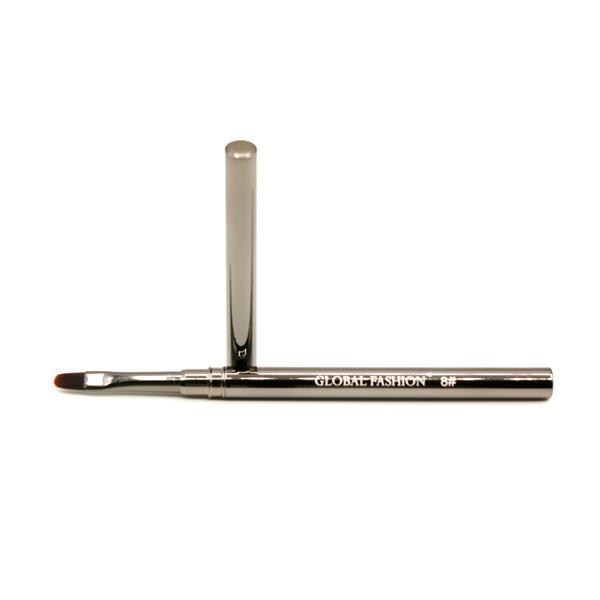 Pensulă pentru gel Global Fashion, ovală, #8