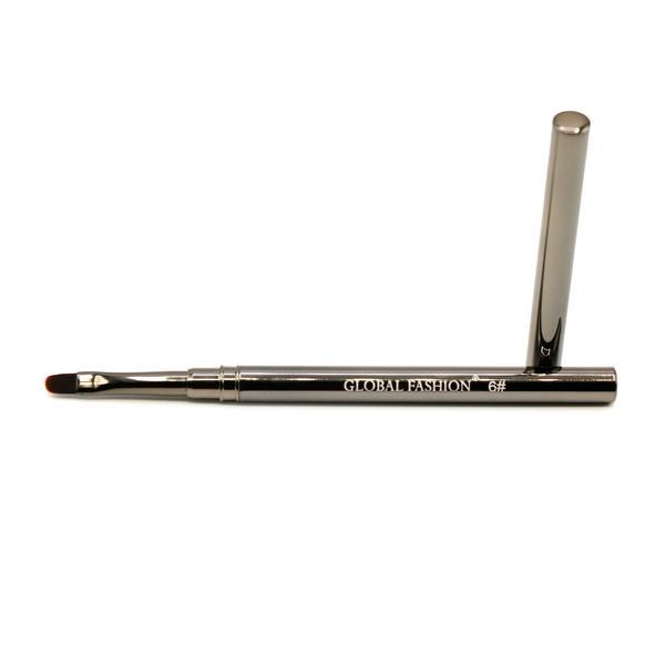 Pensulă pentru gel Global Fashion, ovală, #6