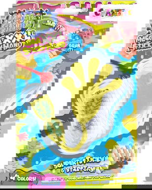 Mana lipicioasa. Slime verde neon