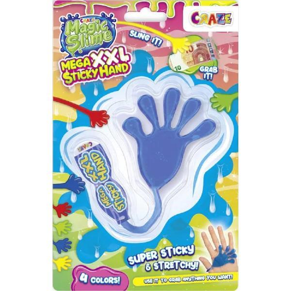 Mana lipicioasa. Slime albastru