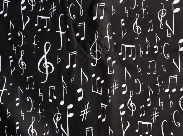 Fusta Lunga Clos Lila cu Note Muzicale