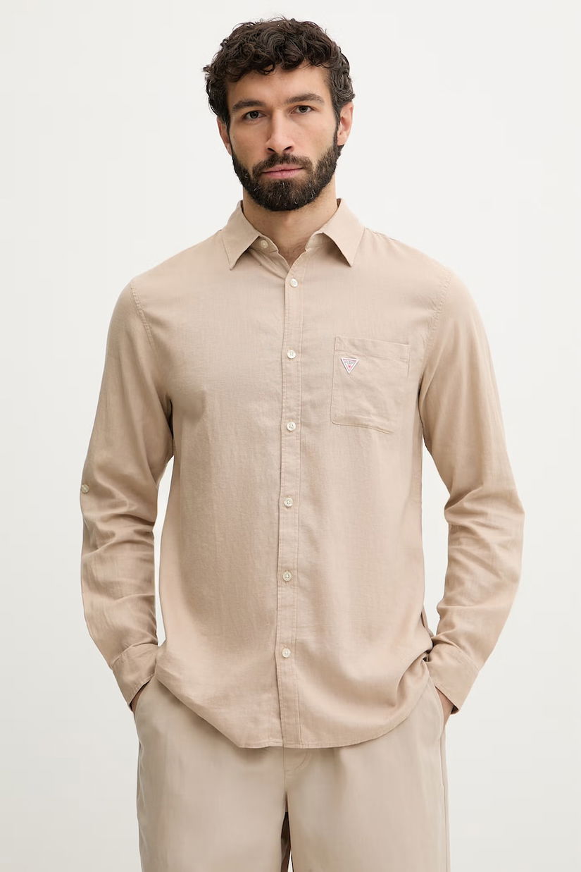 Guess cămașă bărbătească de in