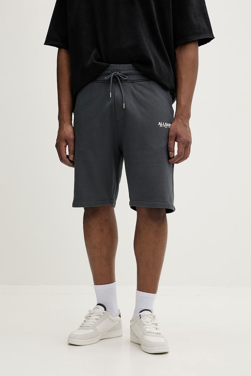 AllSaints pantaloni scurți din cașmir EMBLEM