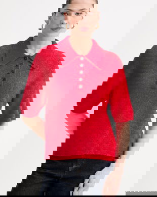 Gestuz pulover din amestec de lână