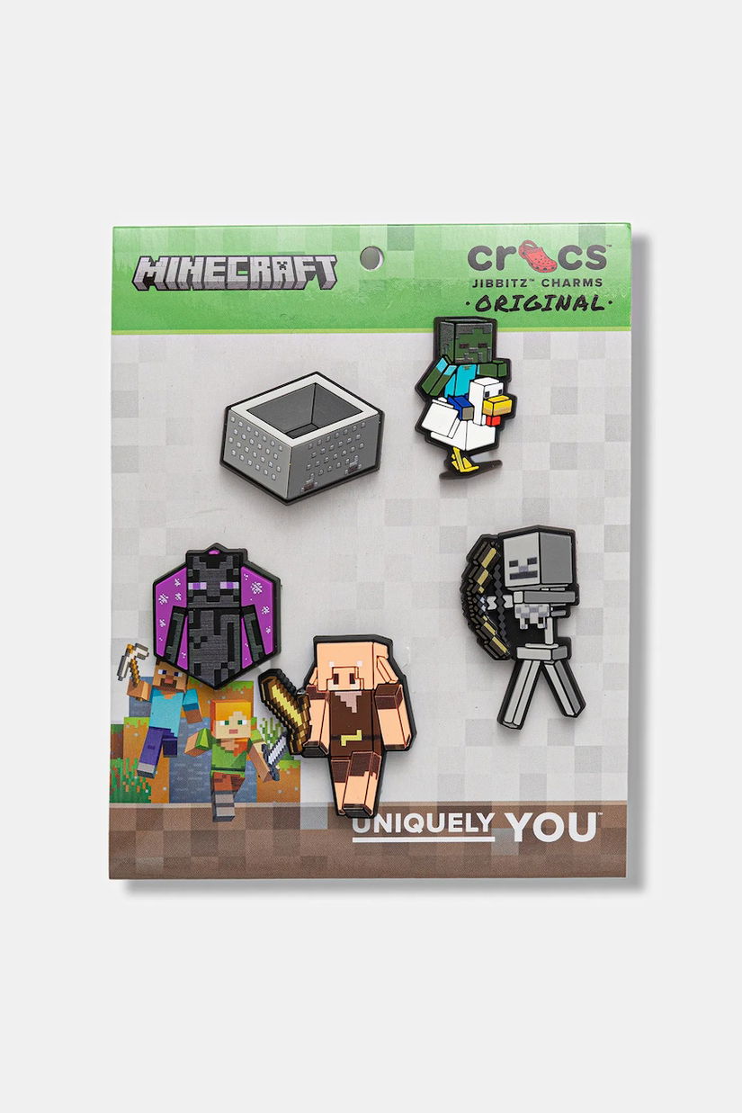 Crocs butoane încălțăminte pentru copii Minecraft 5 Pack 5-pack