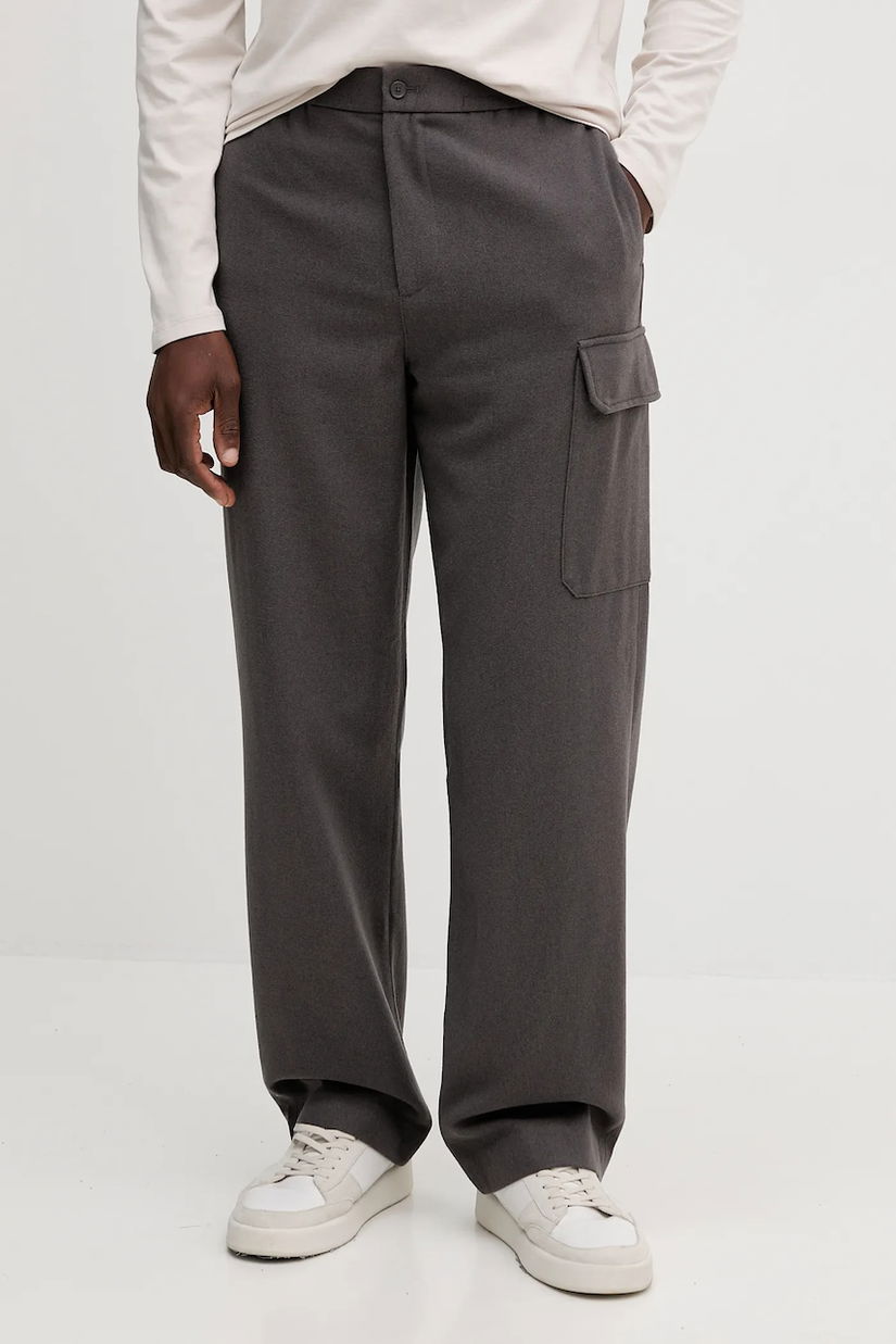 Armani Exchange pantaloni din lână