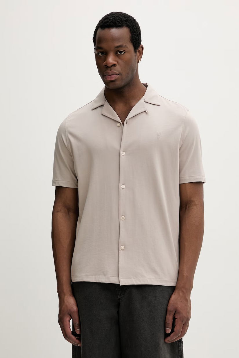 AllSaints cămașă din bumbac HUDSON