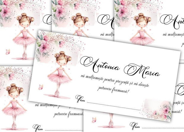 Plicuri bani botez Balerina