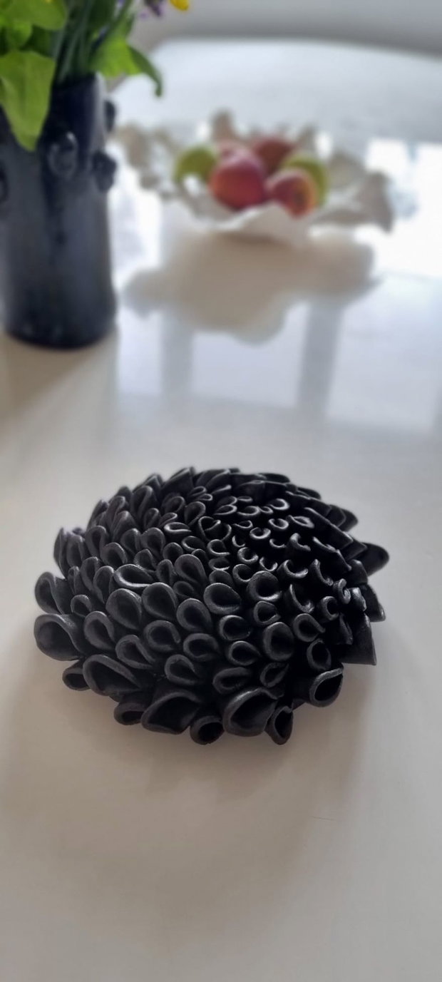 Decorațiune ceramică floare Fibonacci