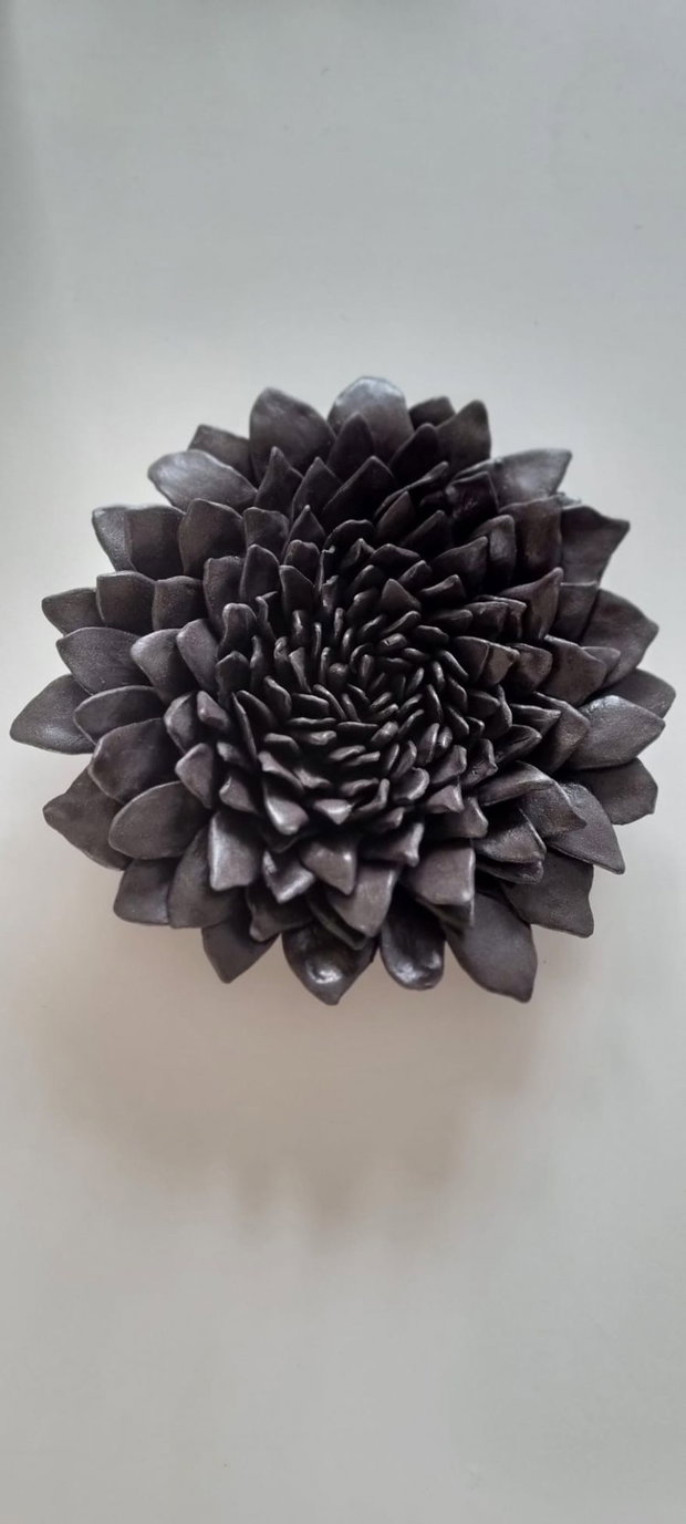 Decorațiune ceramică floare Fibonacci