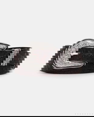 Les Deux curea de piele Westen